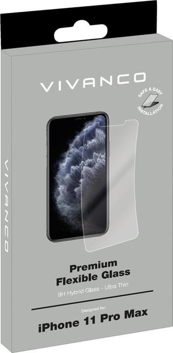 Image du produit Vivanco Verre de protection d'écran hybride 2D pour iPhone 11 Pro Max (1 pièce(s), Apple iPhone 11 Pro Max)