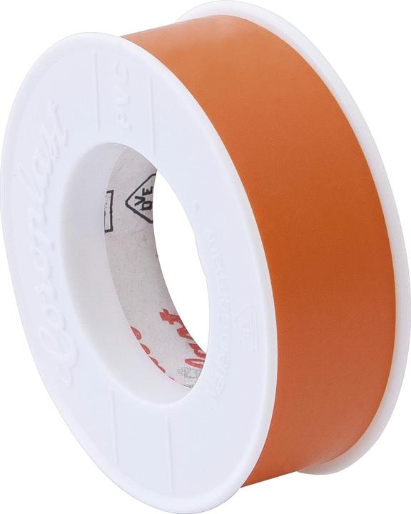Produktbild Coroplast Premium Isolierband Isolier-Klebeband 0,10x15mm x 10m orange (15 mm)