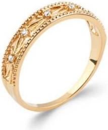 Actual product image Lara Gold plated RING - GR. 54 - ZIRCONIA - STARS (54)