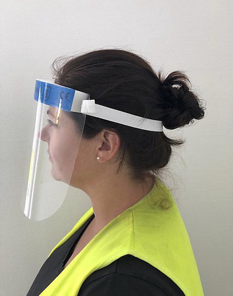 Image du produit Seco Visière de protection (lot de 10 ou 100 pces), visière en plexiglas avec