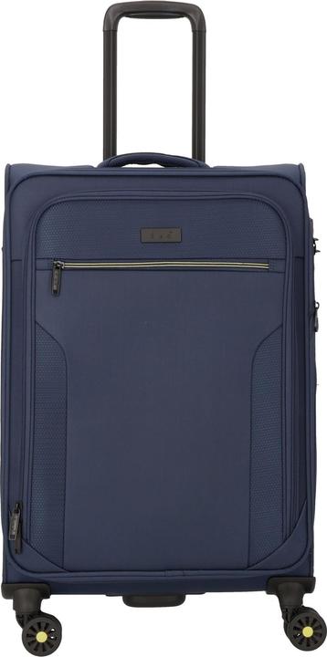 Produktbild D&N Travel Line 9704 4 Rollen Trolley M 68 cm mit Dehnfalte (75 l, M (50 - 90l))