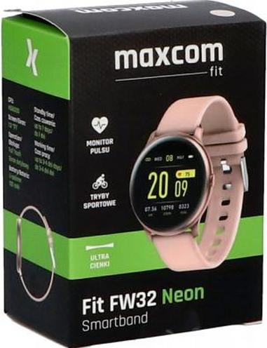Immagine prodotto Maxcom Fit FW32 Neon, auricolare a colori con cinturino in silicone rosa (47 mm)