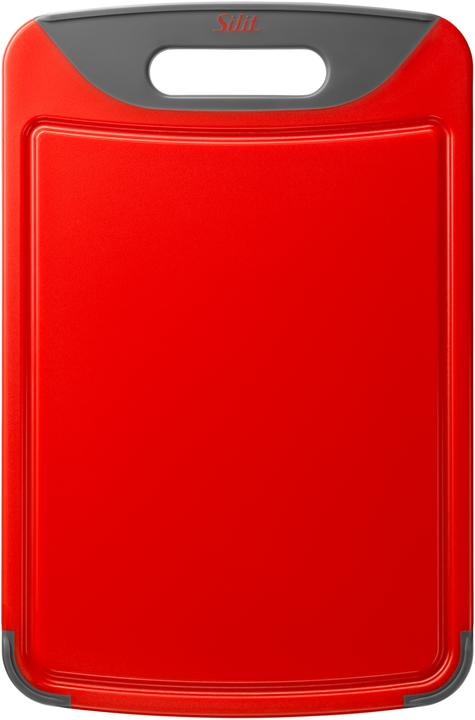 Produktbild Silit Schneidebrett TRanchierbrett rot 38x25cm rechteckig aus hochwertigem Kunsstoff