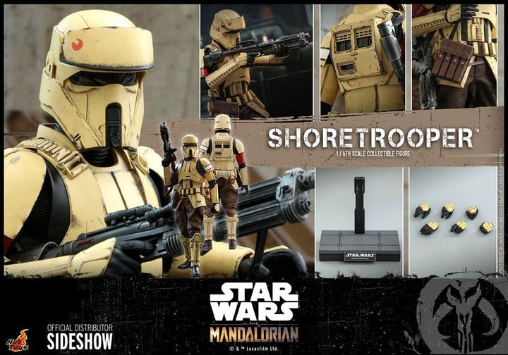 Actual product image Hot Toys Star Wars - The Mandalorian Shoretrooper 1/6 Scale Figur