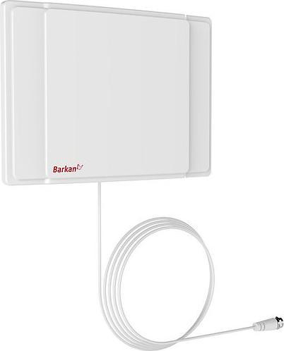 Produktbild Barkan Indoor HDTV Tabletop/Wall Mounted Flat Antenna, 40Miles/65km, White (Zimmerantenne, 5 dB, DVB-T / -T2)