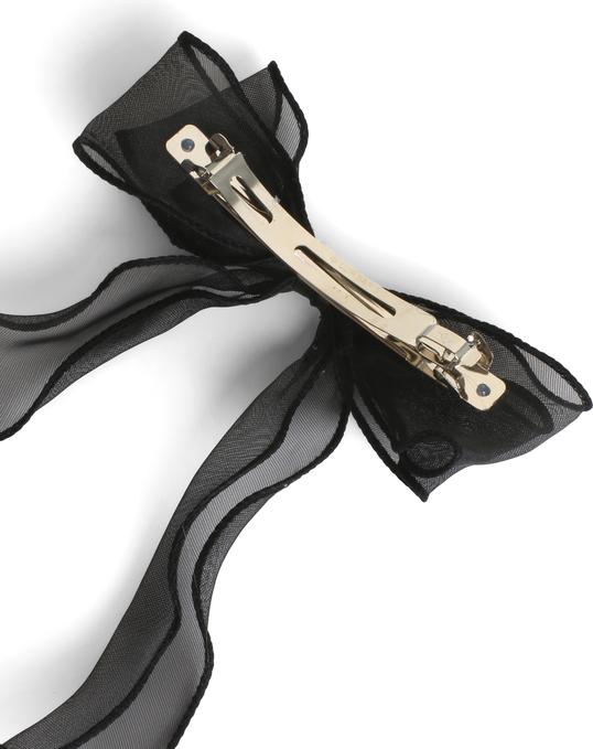 Actual product image Trisa Fashion French clip with bow and scrunchie black