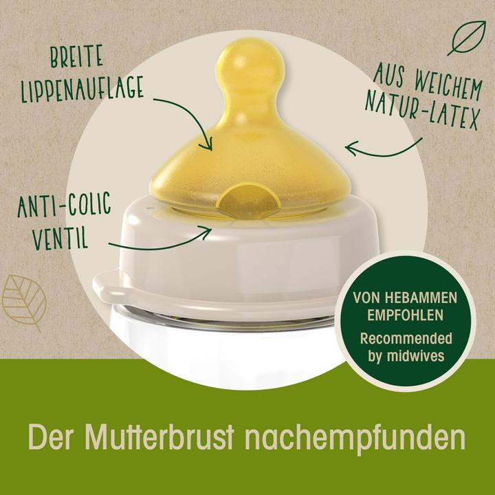 Produktbild NIP Weithalsflasche 'Cherry Green' Boy (240 ml)