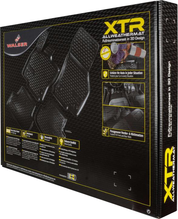 Immagine prodotto Walser Tappetini in gomma XTR per Fiat Grande Punto 06/2005-oggi, Fiat Punto 01/2012-oggi (2 tappetini anteriori + 2 tappetini posteriori)
