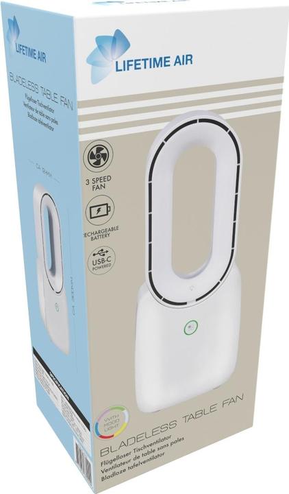 Immagine prodotto Lifetime Air Ventilatore da tavolo senza pale USB