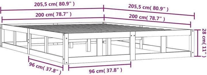 Actual product image VidaXL Nelek (200 x 200 cm)