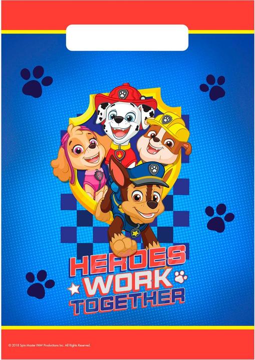 Immagine prodotto Paw Patrol Sacchetti regalo di compleanno Pat' Patrol (Borsa da regalo, 8 x)