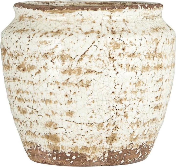Produktbild Ib Laursen Topf Krakeliert White Sky