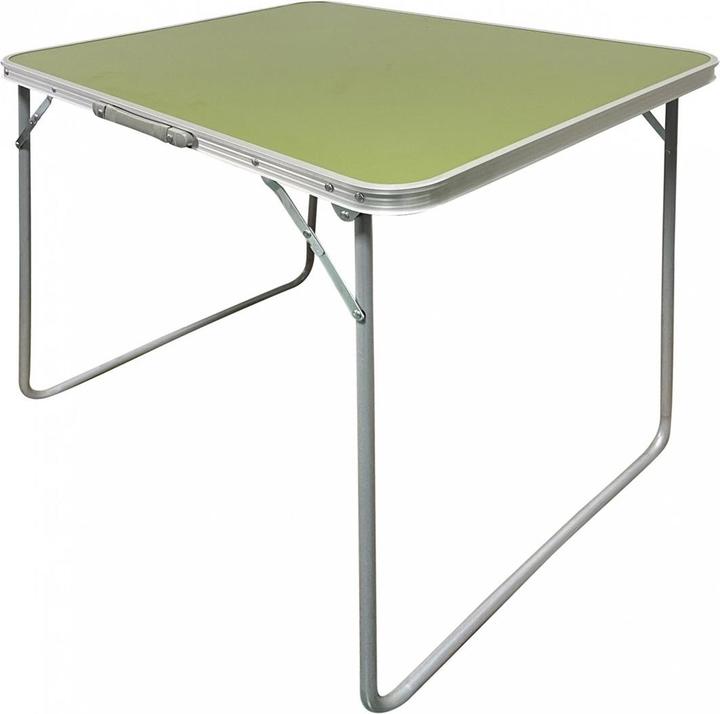 Actual product image Enero Folding camping hiking table 80 x 60 x 70 cm + two chairs green