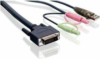 Iogear Câble KVM DVI de 10 pieds