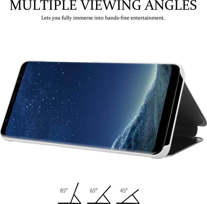 Actual product image Cadorabo Book Smart View Mirror Cover (Samsung Galaxy S8)