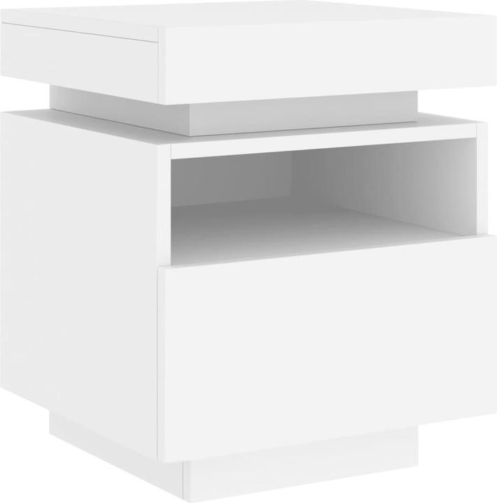 Actual product image VidaXL Bedside cabinet with LED lights (39 x 40 x 48.5 cm)