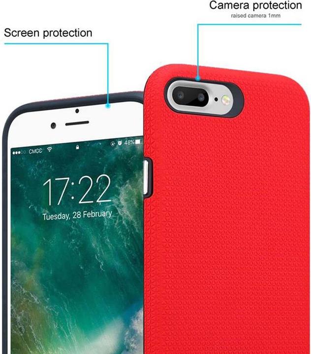 Actual product image Cadorabo Hybrid Triangle Hull (Apple iPhone 6 Plus, Apple iPhone 7s Plus)