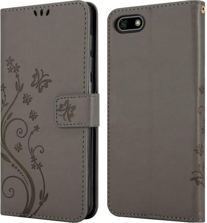 Produktbild Cadorabo Flower Book Cover (Huawei Y5 (2018), Huawei Y5 Prime 2018)
