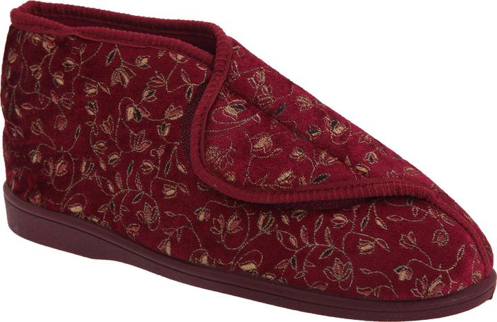 Produktbild Zedzzz Geraldine Hausschuhe mit Klettverschluss Blumenmuster (40)