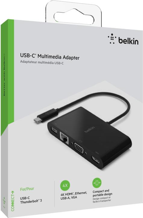 Actual product image Belkin AVC005btBK (USB-C, 1 Ports)