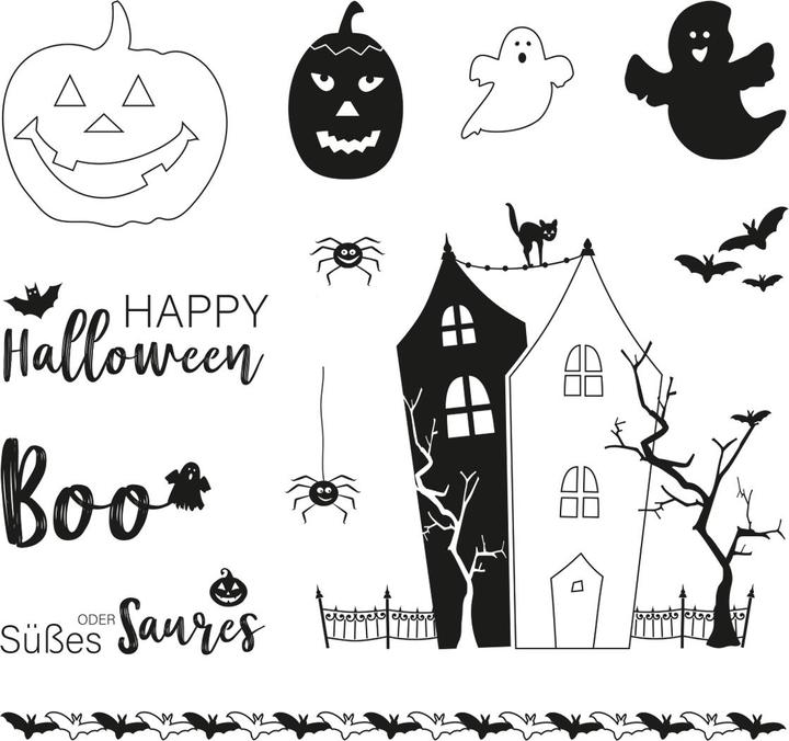 Produktbild Rayher Clear Stamps "Halloween"