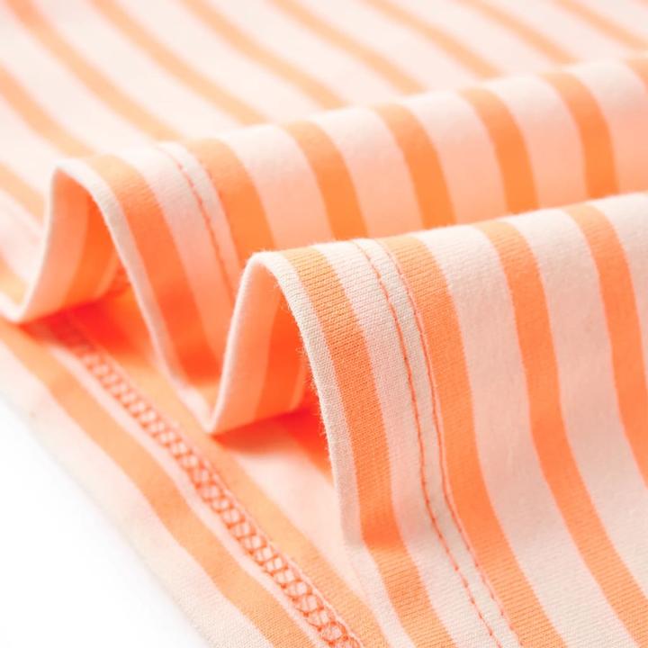 Actual product image VidaXL Children's T-shirt neon orange 104,Material: 95 % cotton. 5 (104)