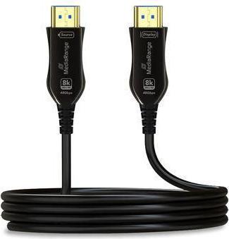 Image du produit MediaRange Câble HDMI U High Speed Ethernet AOC 48Gibt/s 10m (10 m, HDMI)