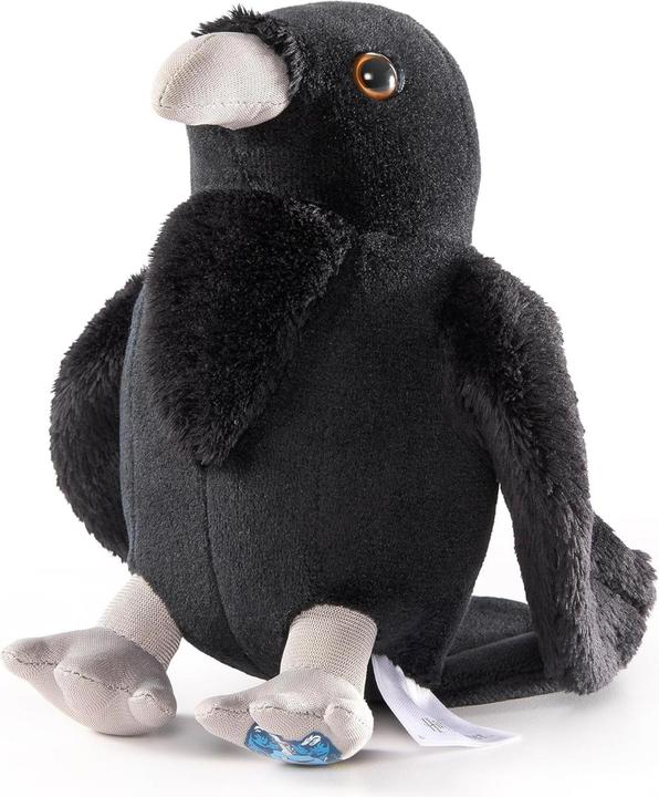 Actual product image Noble Collection Harry Potter Plush Figure Ravenclaw Raven Mascot 14 cm (18 cm)