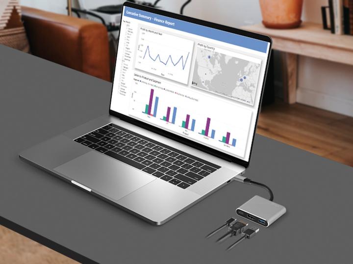 Immagine prodotto Tracer A-1 USB 3.2 Gen 1 (3.1 Gen 1) Type-C Alluminio (USB-C, 3 Porti)
