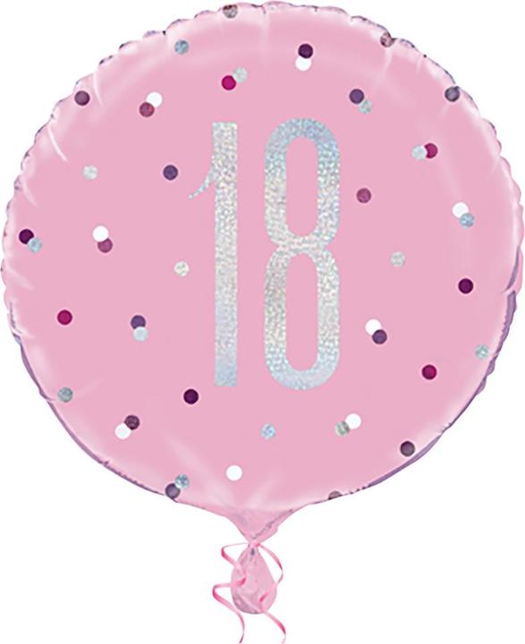Actual product image Unique Party Prismatic foil balloon glitter foil