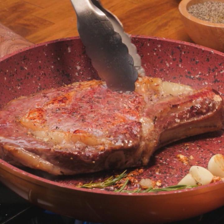 Immagine prodotto Livington Copper & Stone Pan (28 cm, Set di pentole e padelle da cucina, Rame)