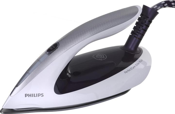 Immagine prodotto Philips GC9660/30 stazione stirante a vapore con piastra T-ionicGlide Viola, Bianco (2700 W, 520 g/min)