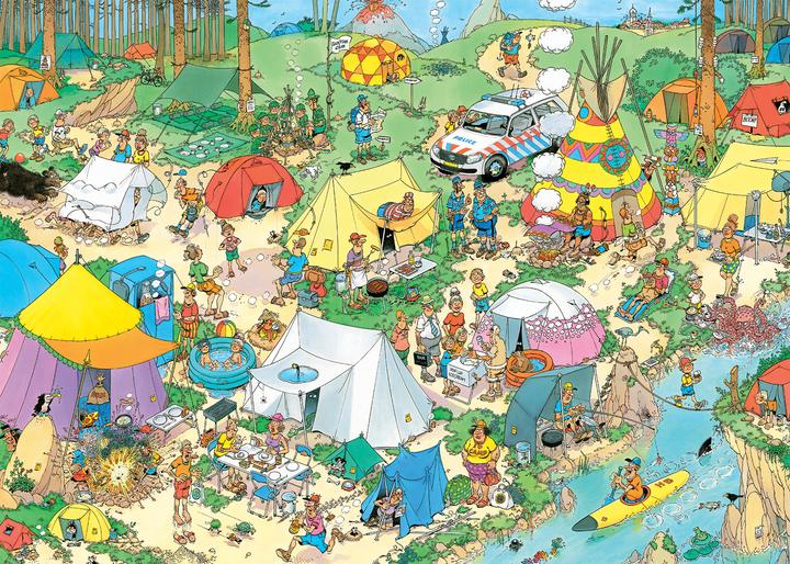 Productafbeelding Camping im Wald (1000 onderdelen)
