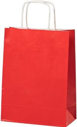 Produktbild Mailmedia Papier-Tragetasche mit Kordel 15.7 Liter rot Masse B 320 x T 120 H 410 mm