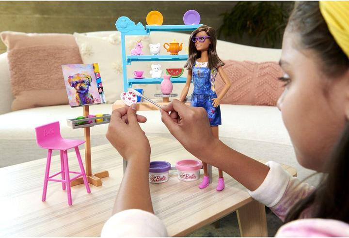 Immagine prodotto Barbie Rilassati e crea con il playset dello studio d'arte e la bambola