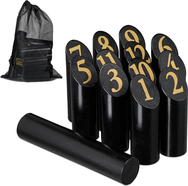 Produktbild Relaxdays Kubb-Wikingerspiel (45 mm)