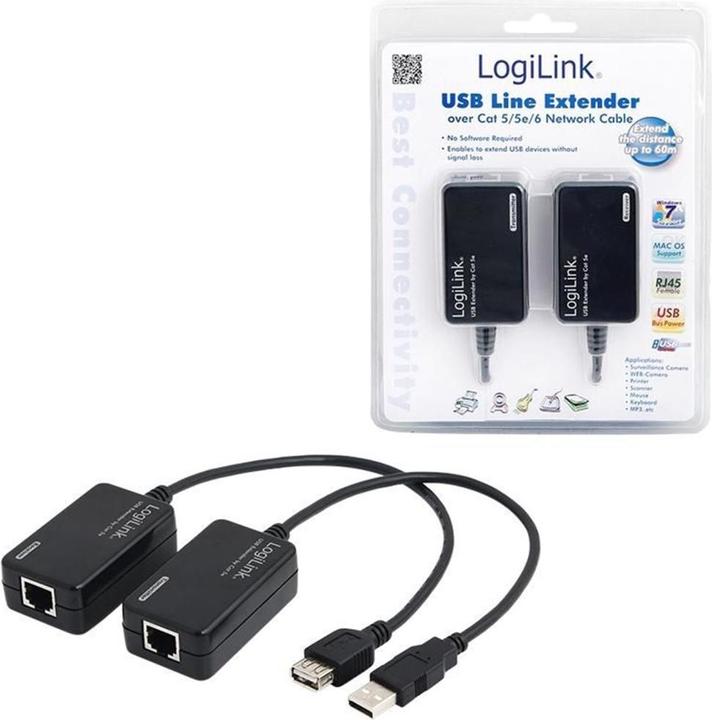 Produktbild LogiLink UA0021D (0.30 m, USB 1.1)