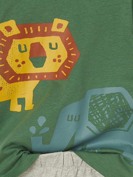 Produktbild Vertbaudet 2er-Pack Jungen Sommer-Schlafanzüge, Savannentiere mit Recycling-Baumwolle (152)