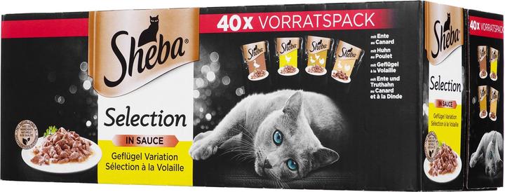 Sheba Selection in Sauce (Adult, 40 Stk., 3400 g)