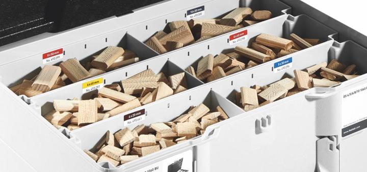 Productafbeelding Festool DOMINO Beuken deuvel assortiment DS 4/5/6/8/10 1060x BU (1 Pcs.)
