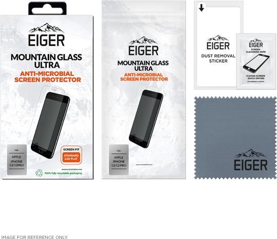 Produktbild Eiger Mountain Glass Ultra (1 Stück, Apple iPhone 13, Apple iPhone 14, Apple iPhone 13 Pro)