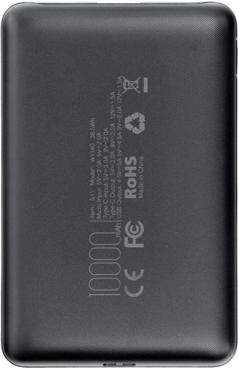 Actual product image Veger S11 Powerbank Digital - 10'000mAh (10000 mAh, 22.50 W, 22.50 Wh)
