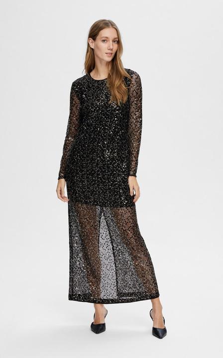 Produktbild Selected Femme Pailletten Maxikleid (40)