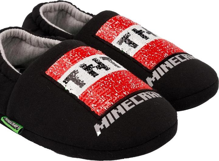 Minecraft Jungen Hausschuhe Pailletten