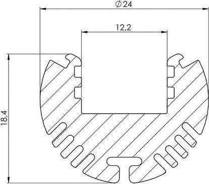 Image du produit LEDsON Alu-Round (200 cm)