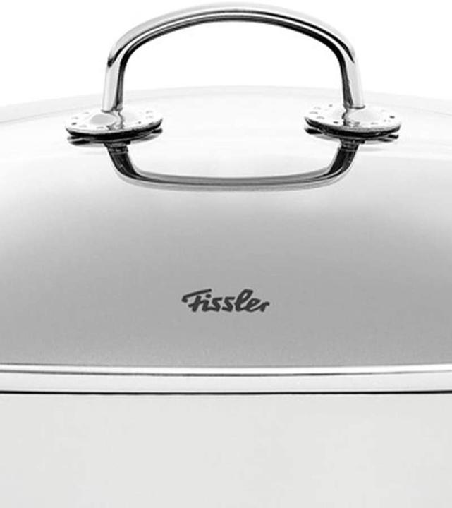 Actual product image Fissler Secural® Roaster 28cm square with glass (21.50 cm, Casserole + Stewpot, Stainless steel)