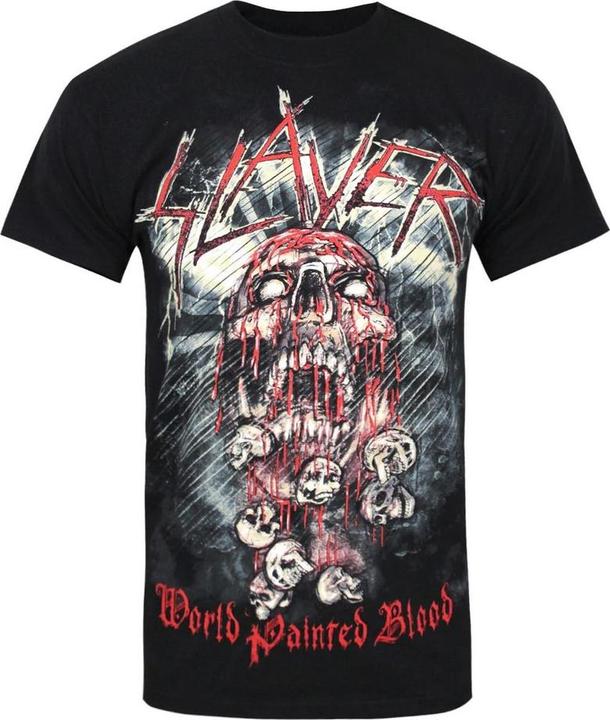 Produktbild Universal Textiles World Painted Blood Skull TShirt (L)