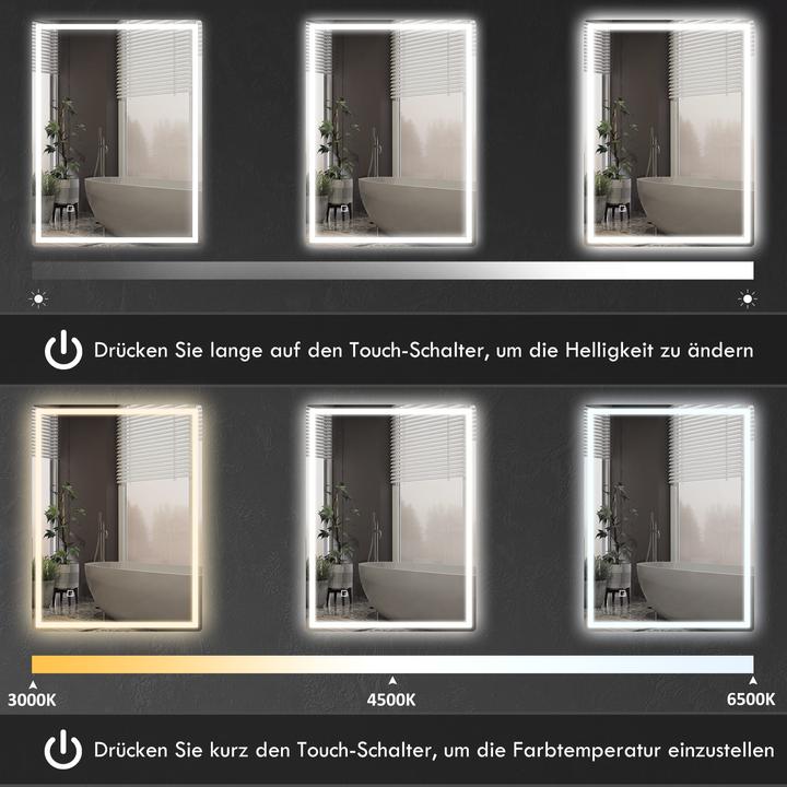 Actual product image Jamb Bathroom mirror (60 x 80 x 4 cm)