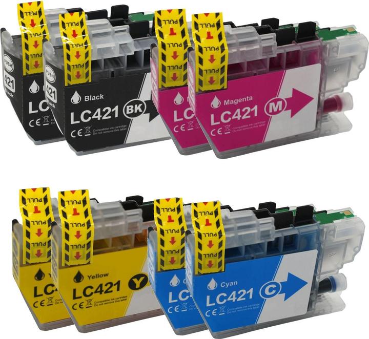 Actual product image Hermex Compatible ink cartridge for Brother MFC-J1010DW (M, C, Y, FC)