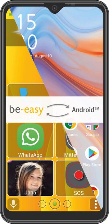 Produktbild Bea-Fon M6s Plus (32 GB, Black Rubber, 6.26", Dual SIM, 13 Mpx, 4G)
